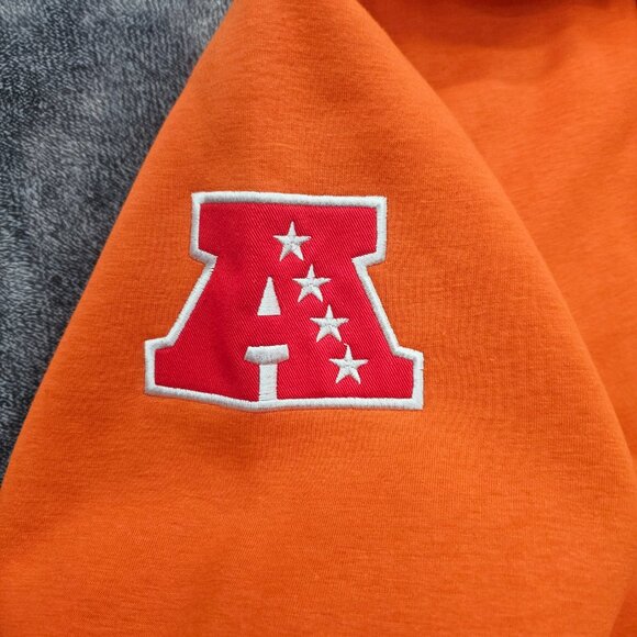 NFL Denver Broncos team apparel full zip hoody mens Large embordered spell out - Picture 5 of 12